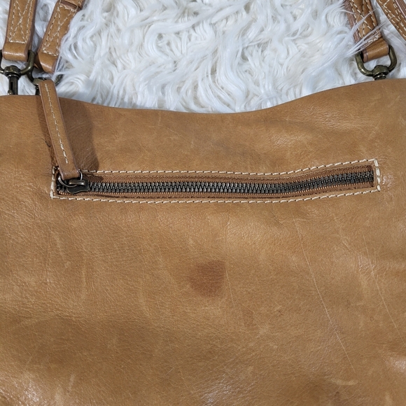 Americain Leather Co Warm Tan Leather Hand Bag - Picture 7 of 16